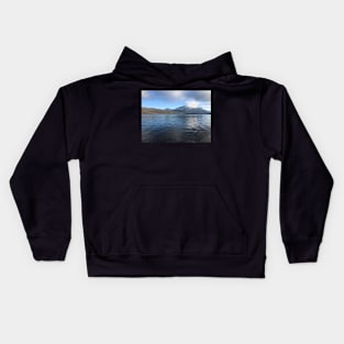 Clouds and Mountains on the Lake Kids Hoodie